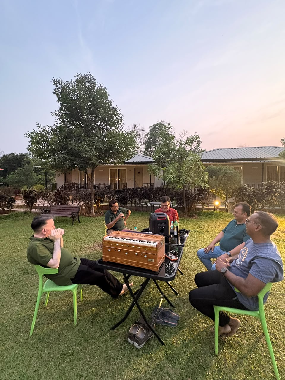 Lawn and outdoor spaces at Unwind Karjat